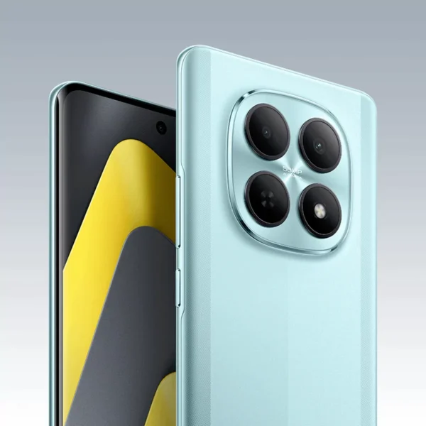 POCO M8 5G angled view