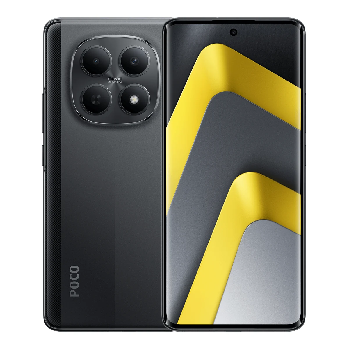 POCO M8 5G, front and back
