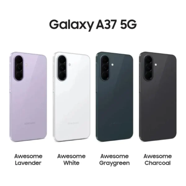 All available colors of the Samsung Galaxy A37 5G lineup