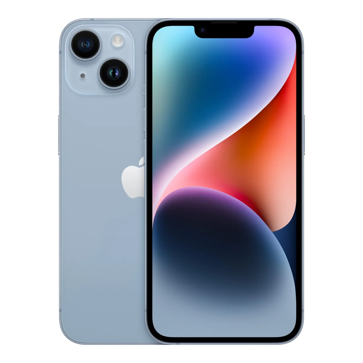 Apple iPhone 14 Plus, front and back