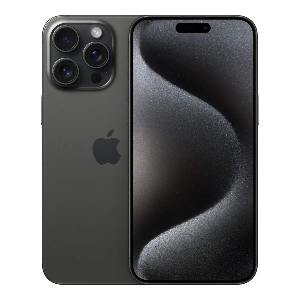 Apple iPhone 15 Pro, front and back
