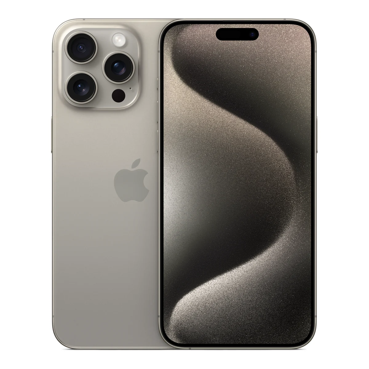 Apple iPhone 15 Pro Max, front and back