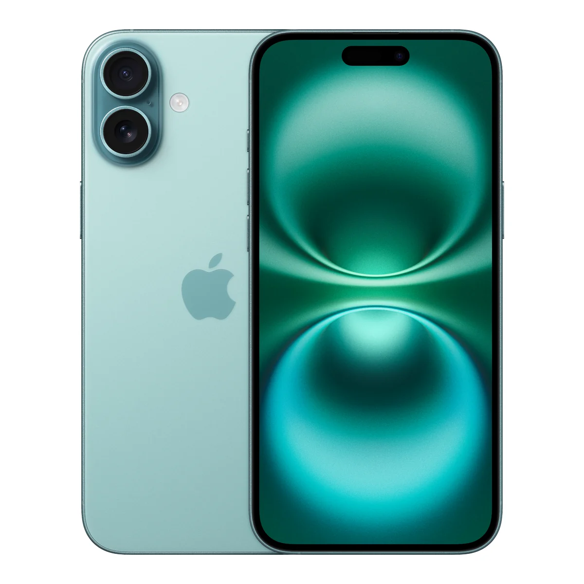 Apple iPhone 16 Plus, front and back