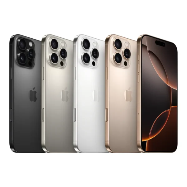 Apple iPhone 16 Pro Max in all colors