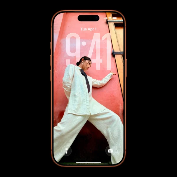 Apple iPhone 17 Pro in use