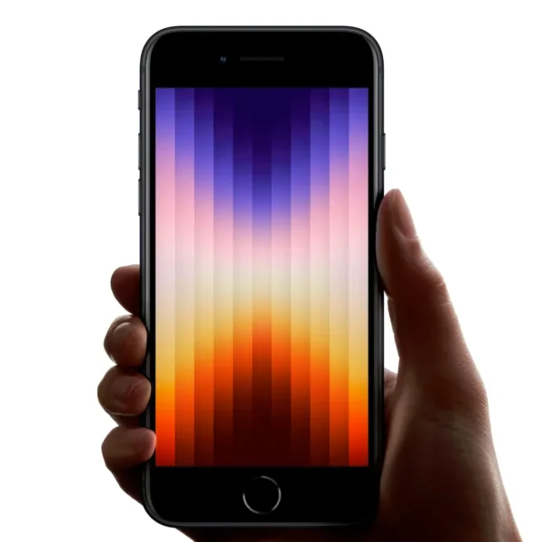 Apple iPhone SE (3rd generation) in use