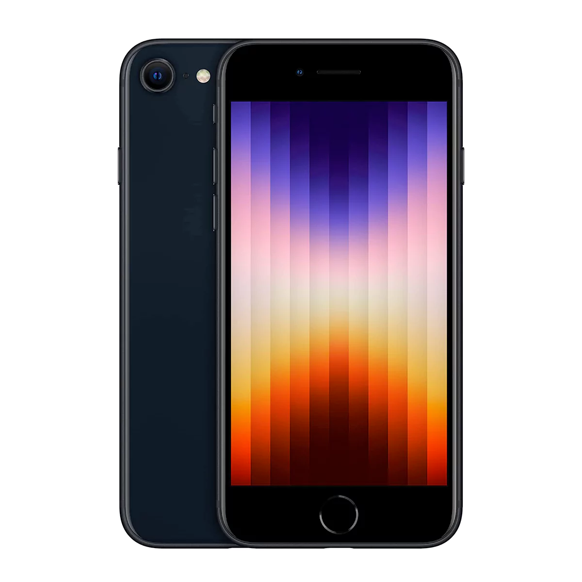 Apple iPhone SE (3rd generation), front and back