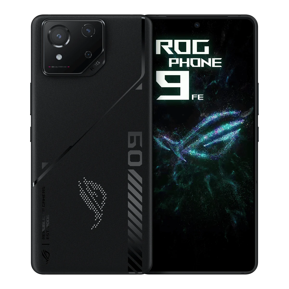 ASUS ROG Phone 9 FE, front and back