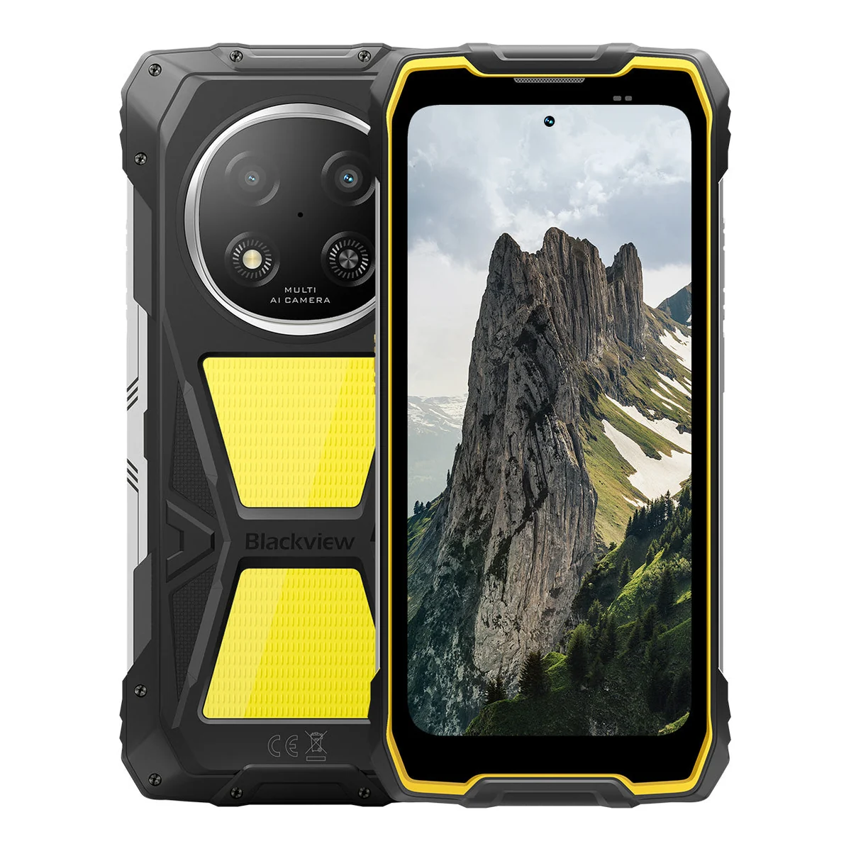 Blackview Rock 2 Pro, front and back