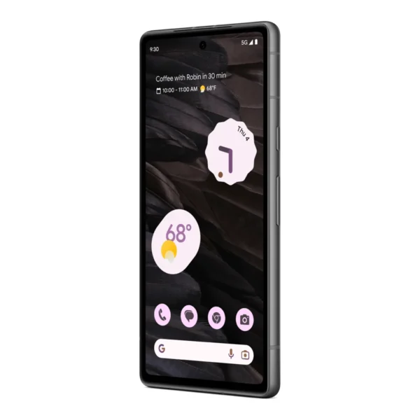 Google Pixel 7a angled view