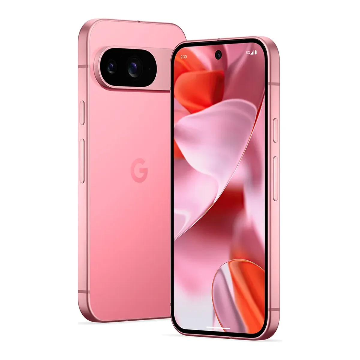 Google Pixel 9, front and back