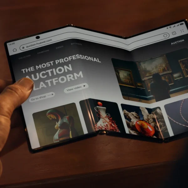 Huawei Mate XT Ultimate Design in use