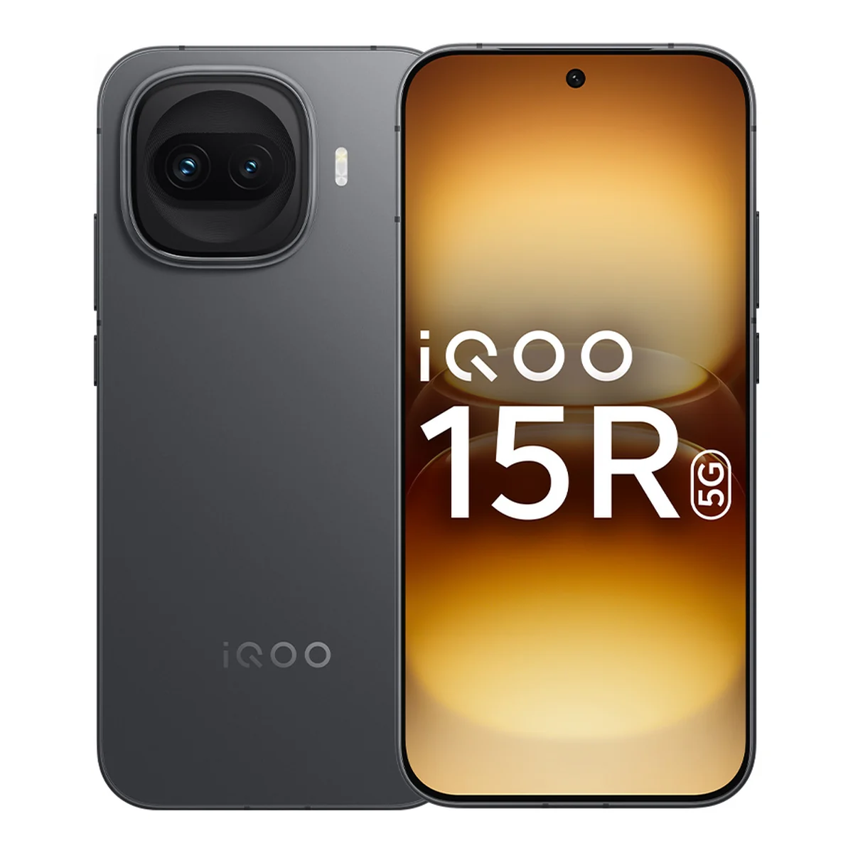 iQOO 15R, front and back