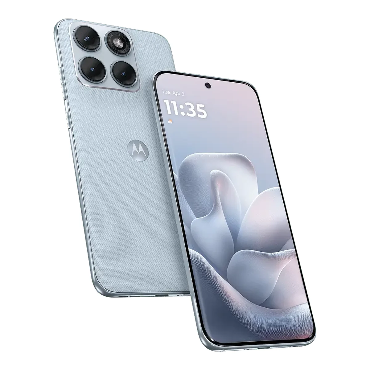Motorola Edge 70 Fusion, front and back