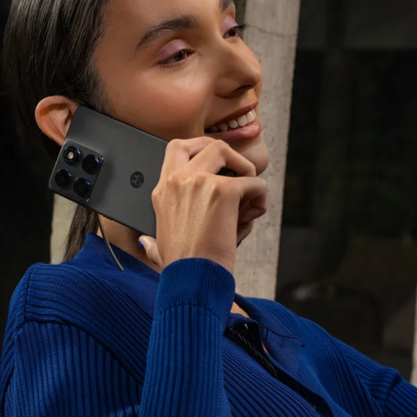 Motorola Edge 70 in use