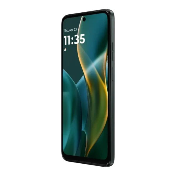 Motorola Moto G (2025) angled view