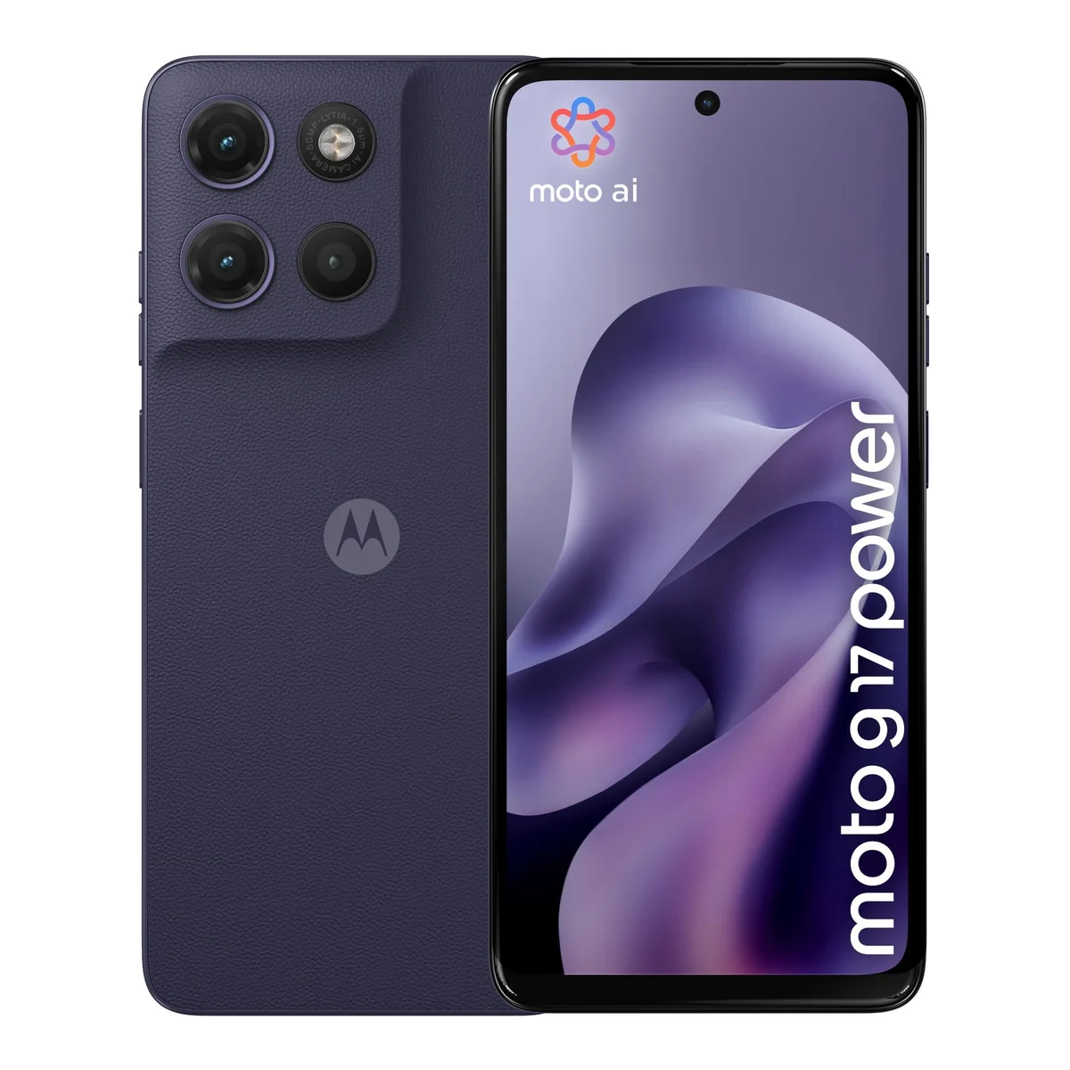 Motorola Moto G17 Power, front and back