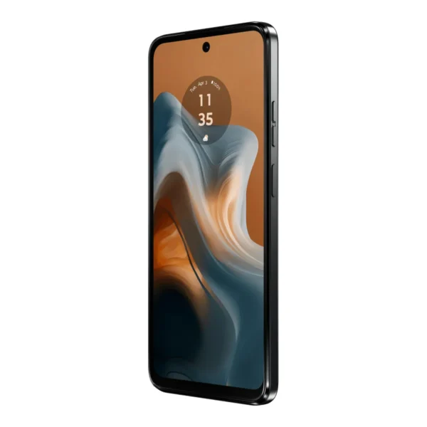 Motorola Moto G34 angled view