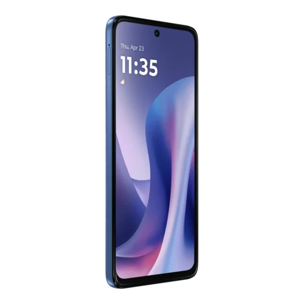 Motorola Moto G57 angled view