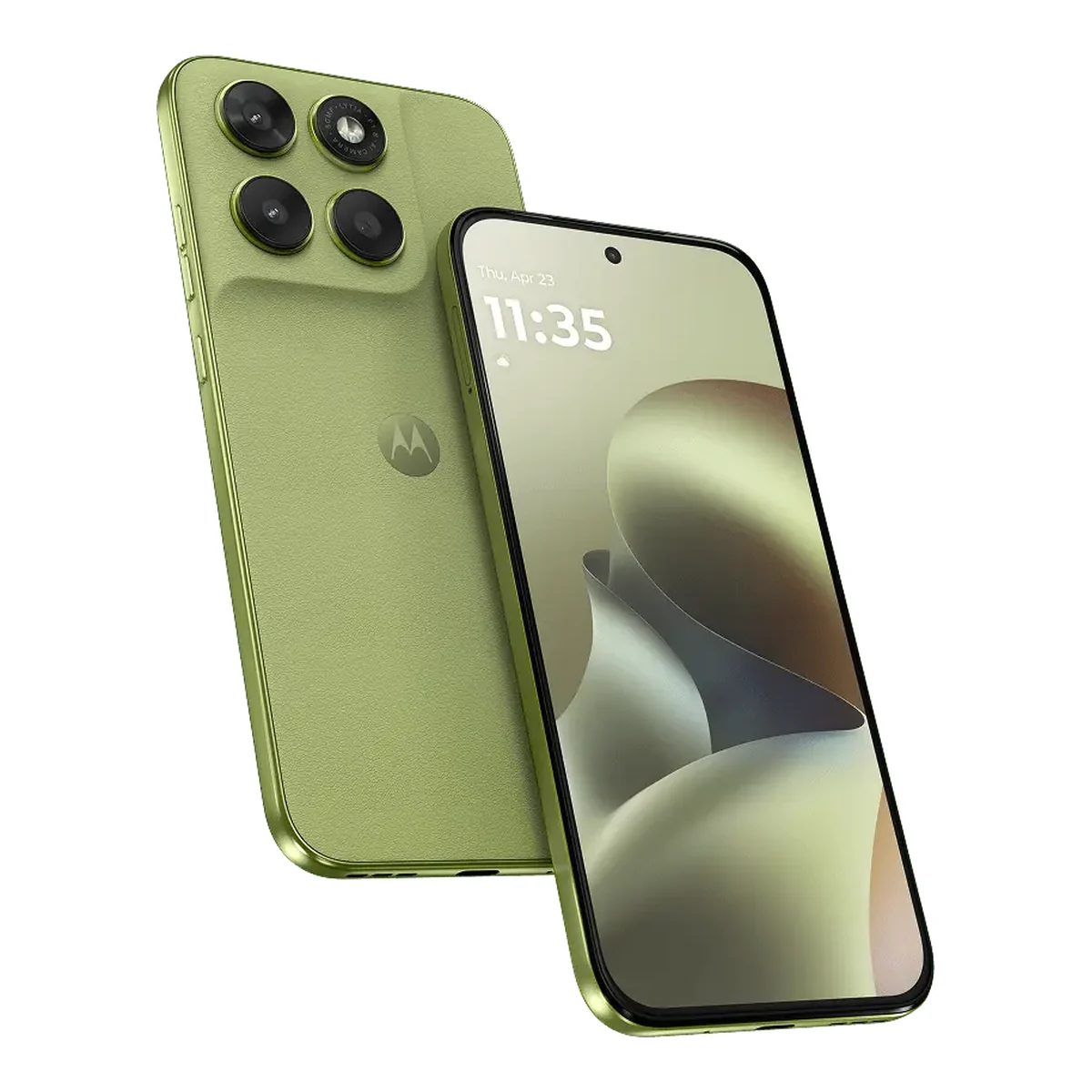 Motorola Moto G67, front and back