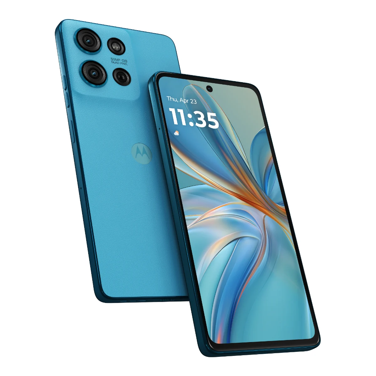 Motorola Moto G75 5G, front and back