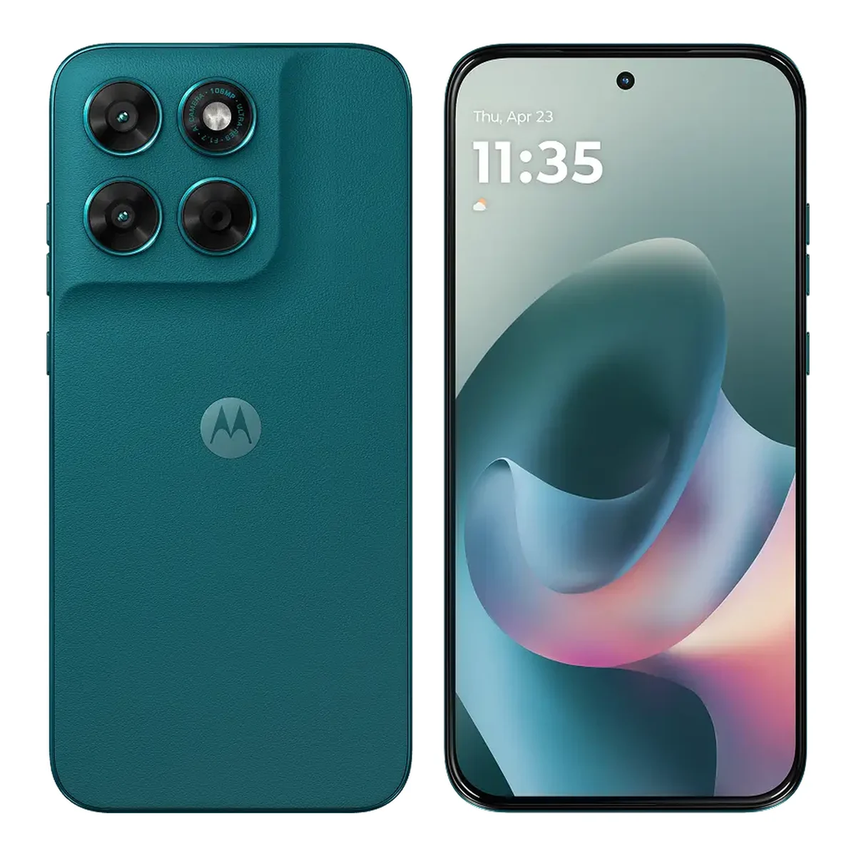 Motorola Moto G77, front and back