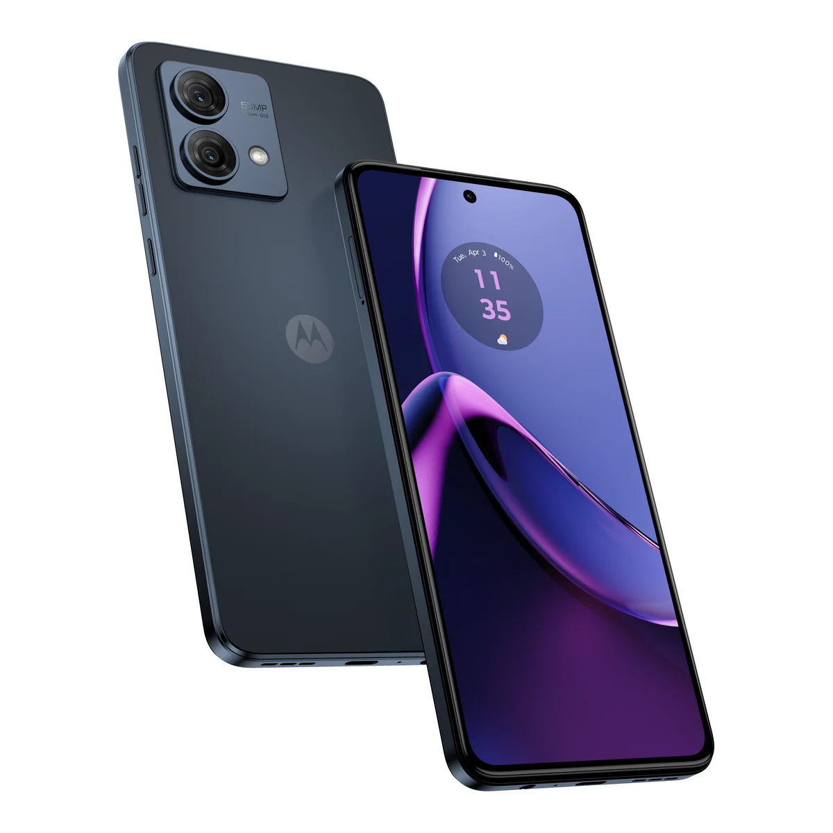 Motorola Moto G84, front and back