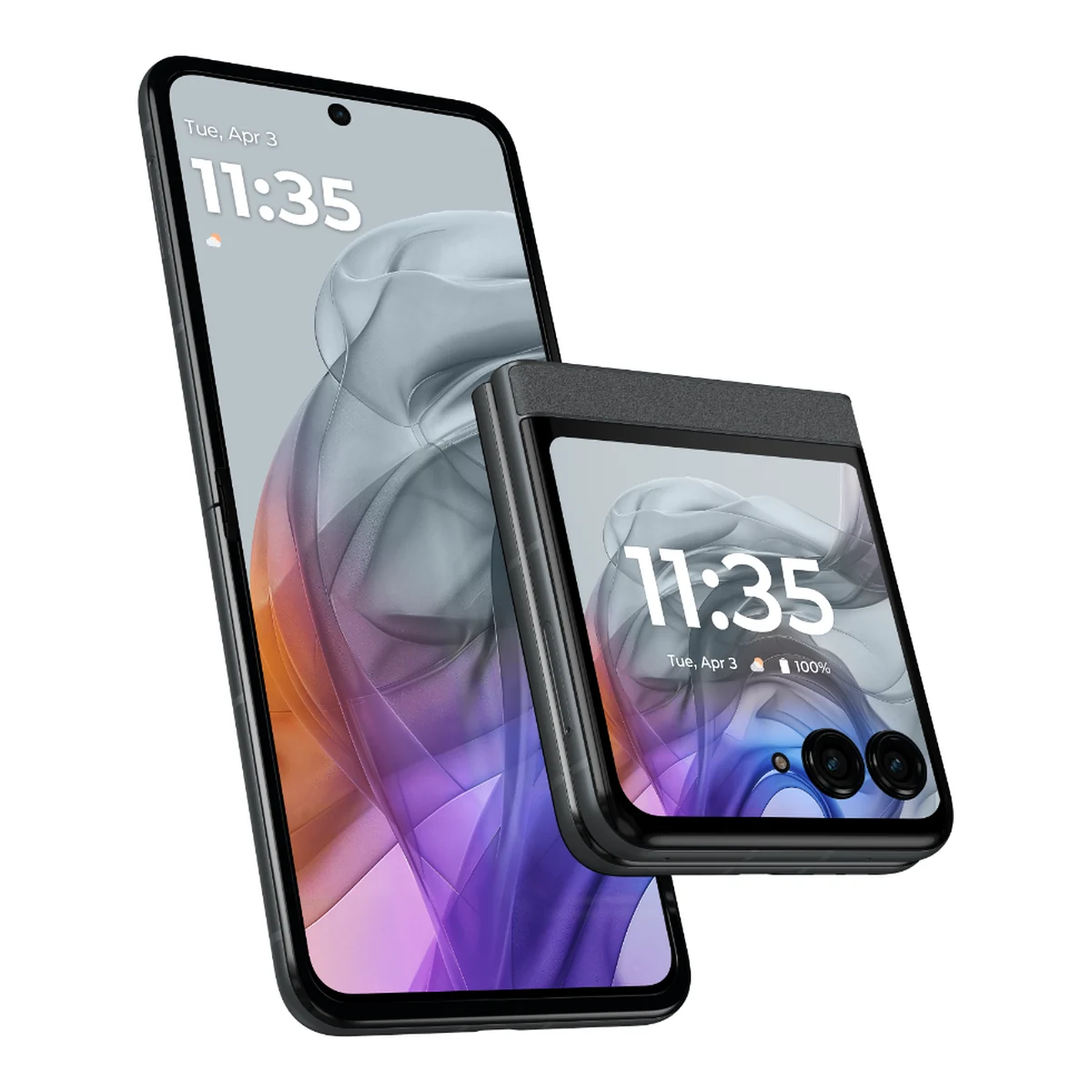 Motorola Razr 2024, front and back