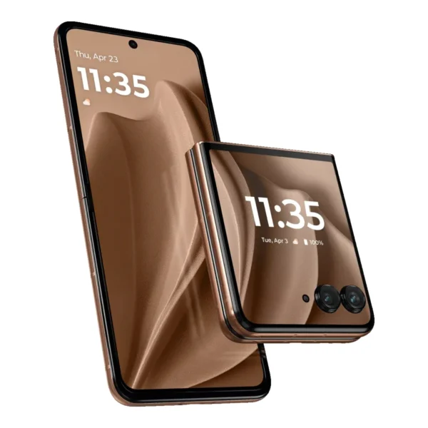 Motorola Razr+ 2025, front and back