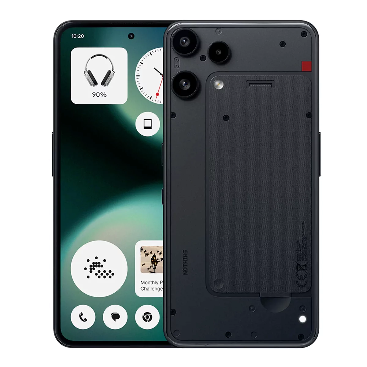 Nothing Phone (3a) Lite, front and back