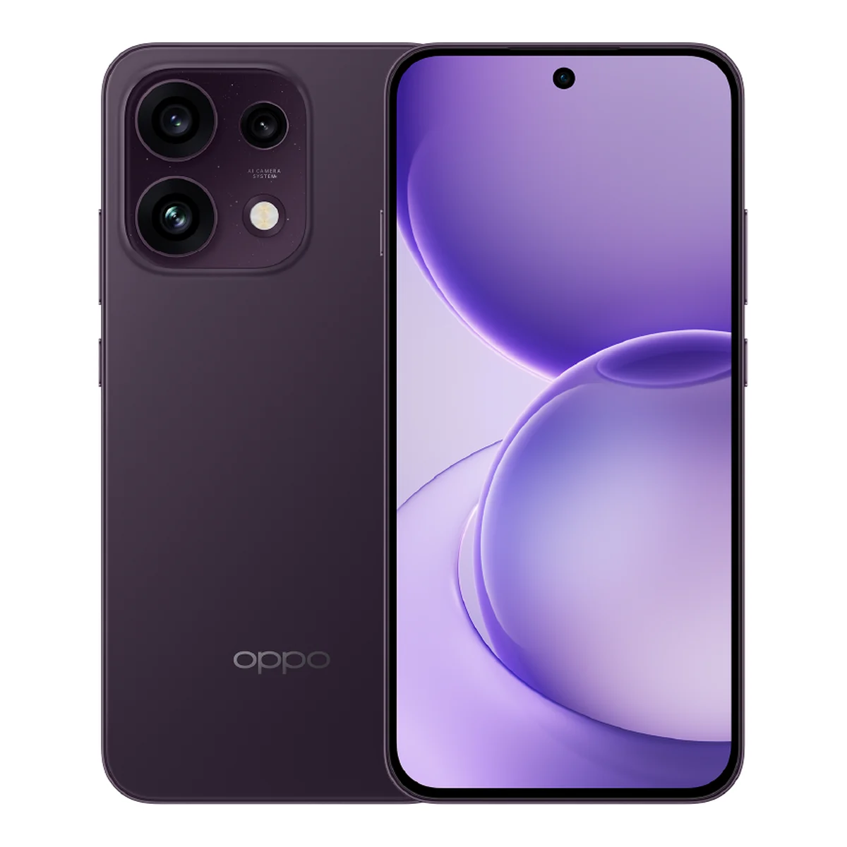 OPPO Reno16 F 5G, front and back