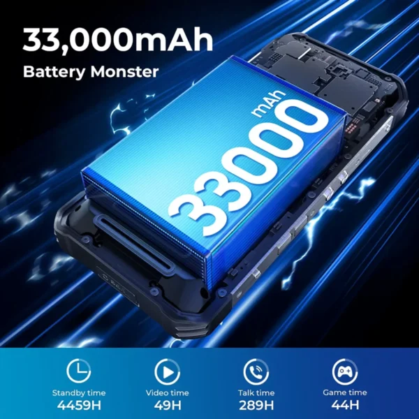 Oukitel WP100 Plus back view