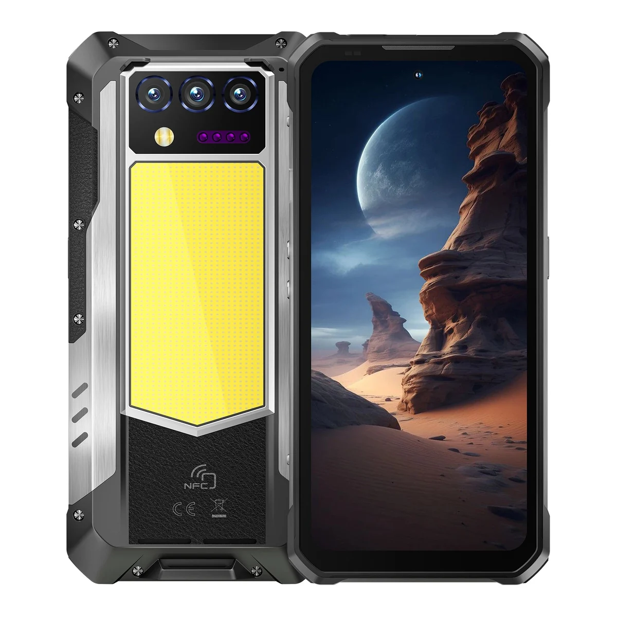 Oukitel WP100 Plus, front and back