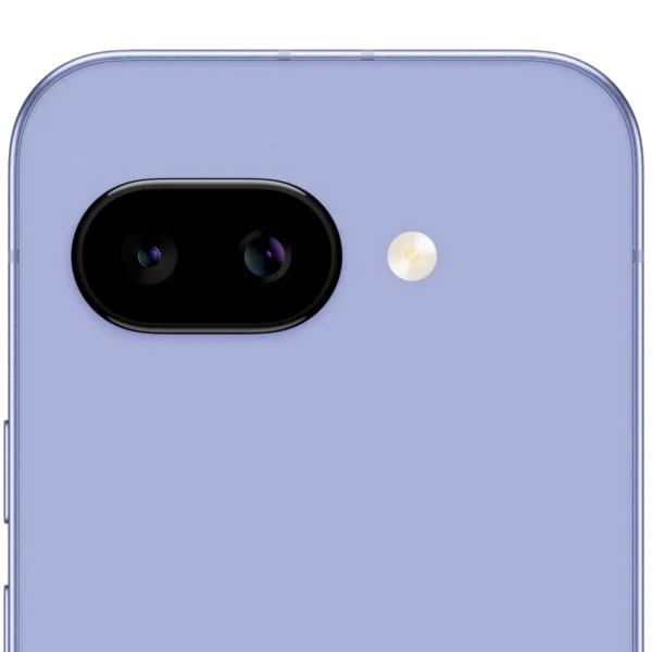 Google Pixel 9a camera close-up
