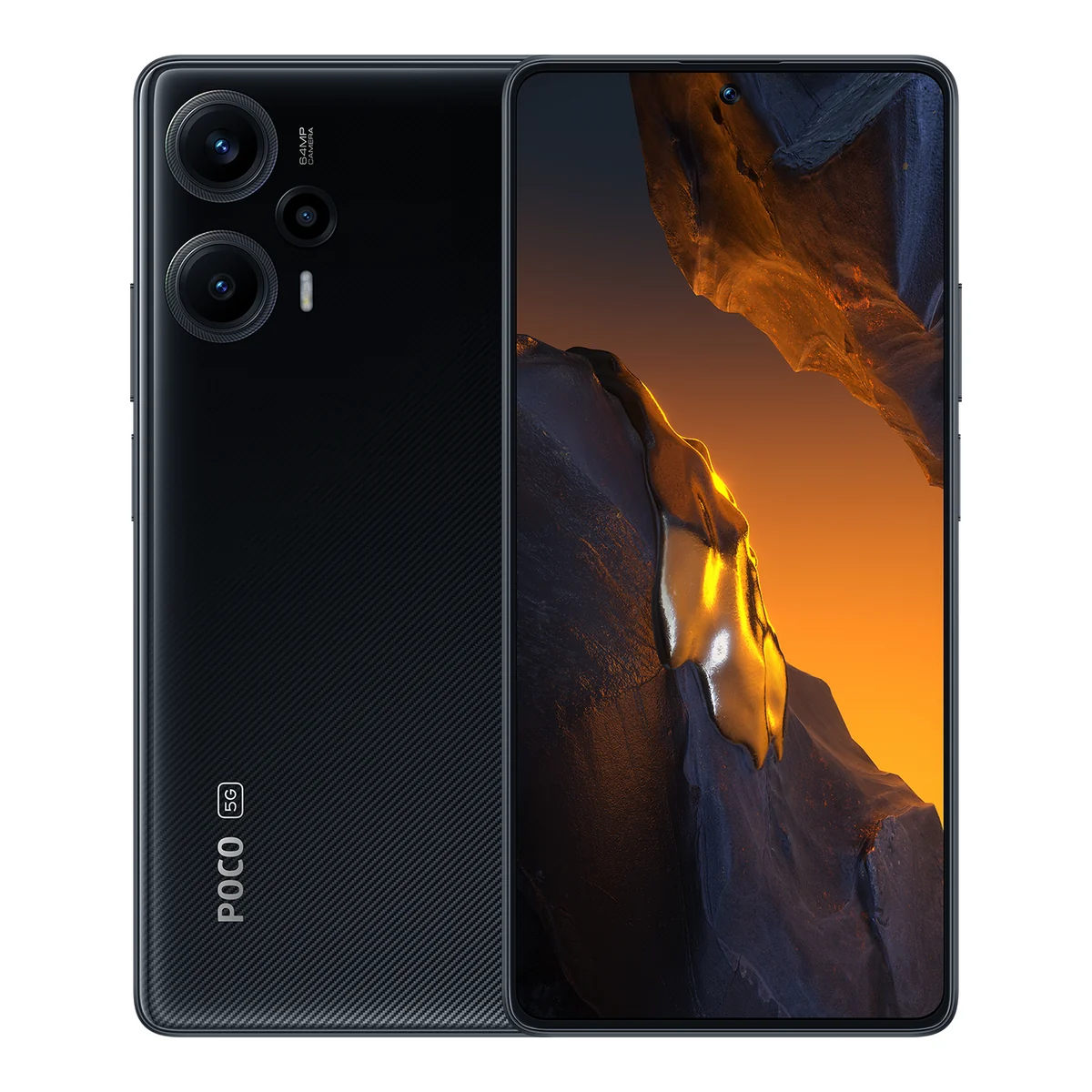 POCO F5, front and back