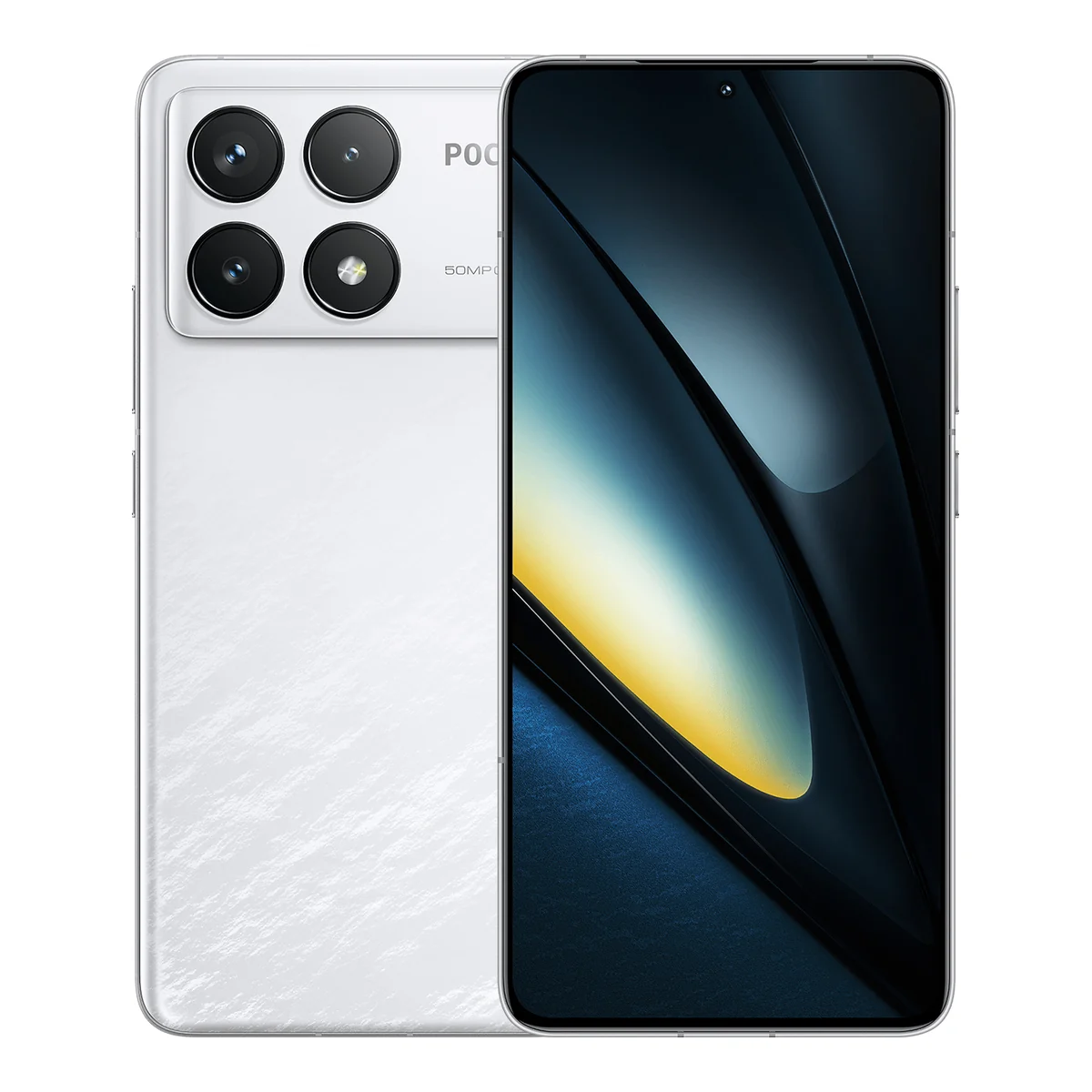 POCO F6 Pro, front and back