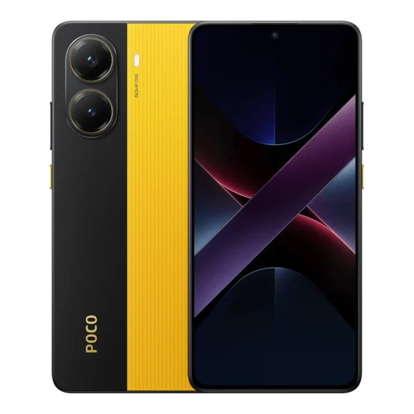 POCO X7 Pro, front and back