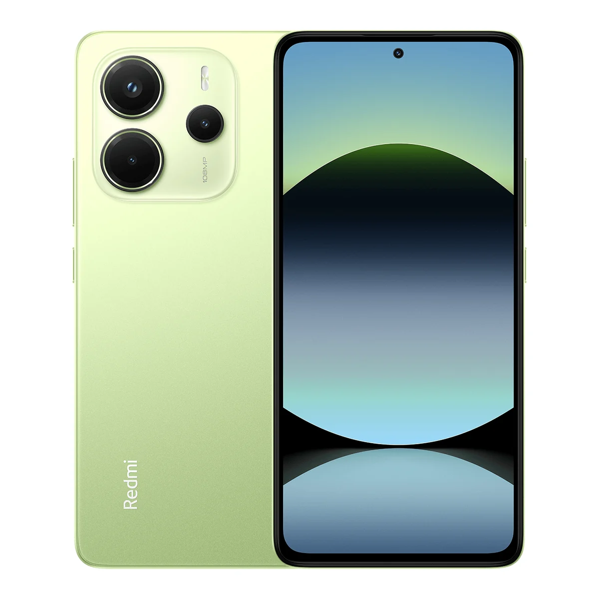 REDMI Note 14, front and back