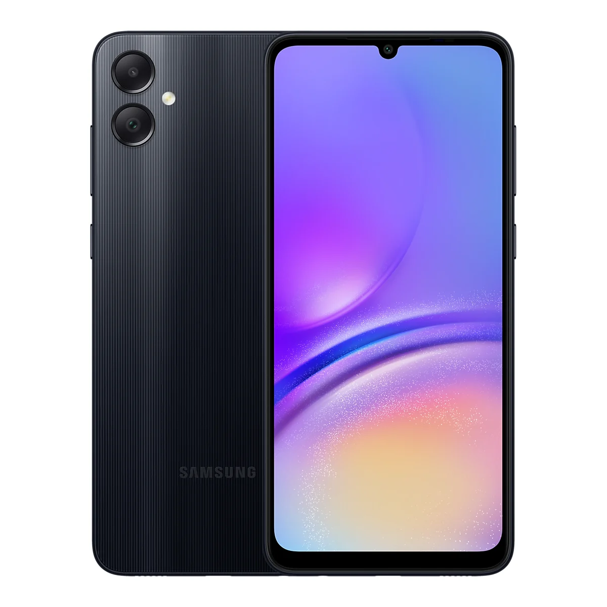 Samsung Galaxy A05, front and back