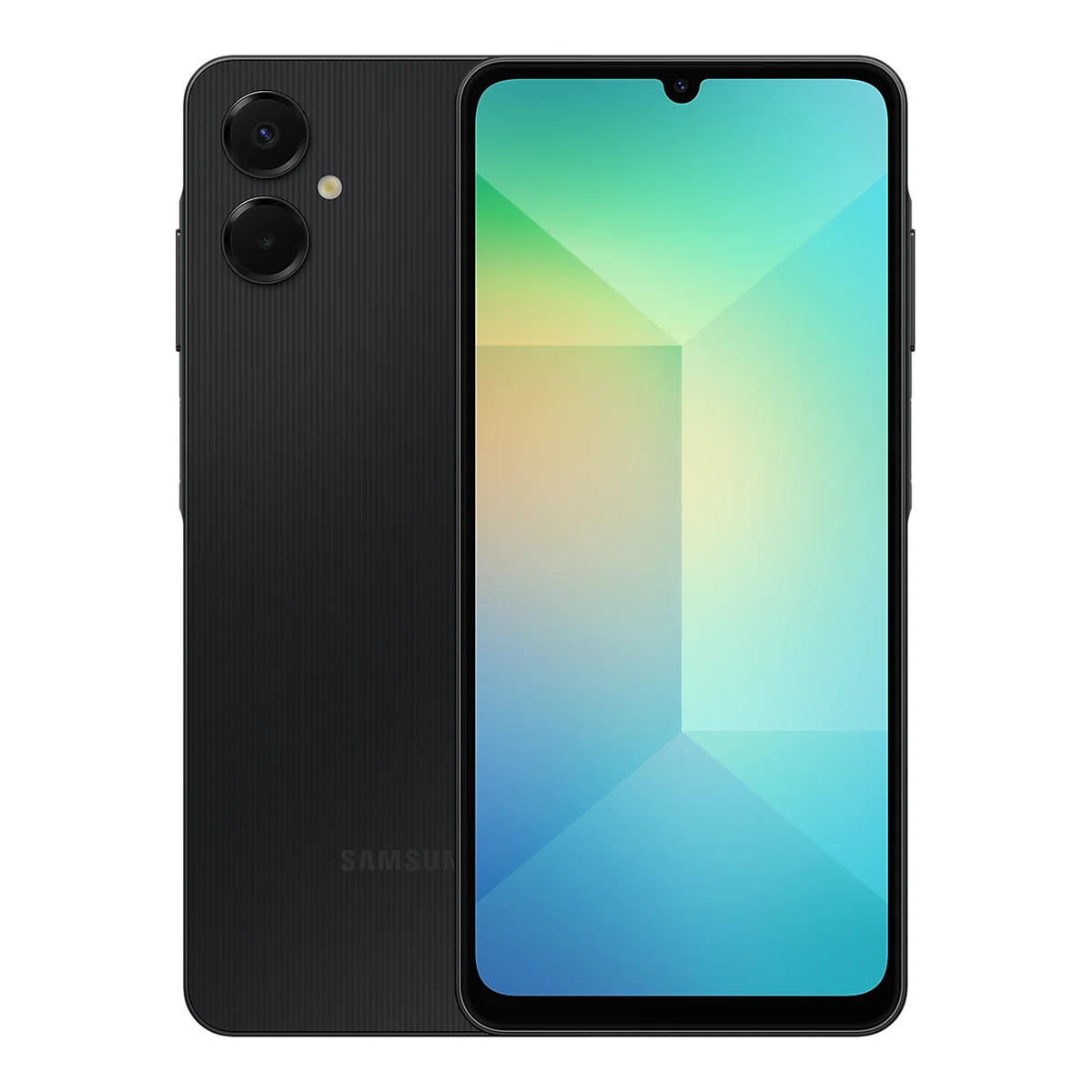 Samsung Galaxy A06 5G, front and back