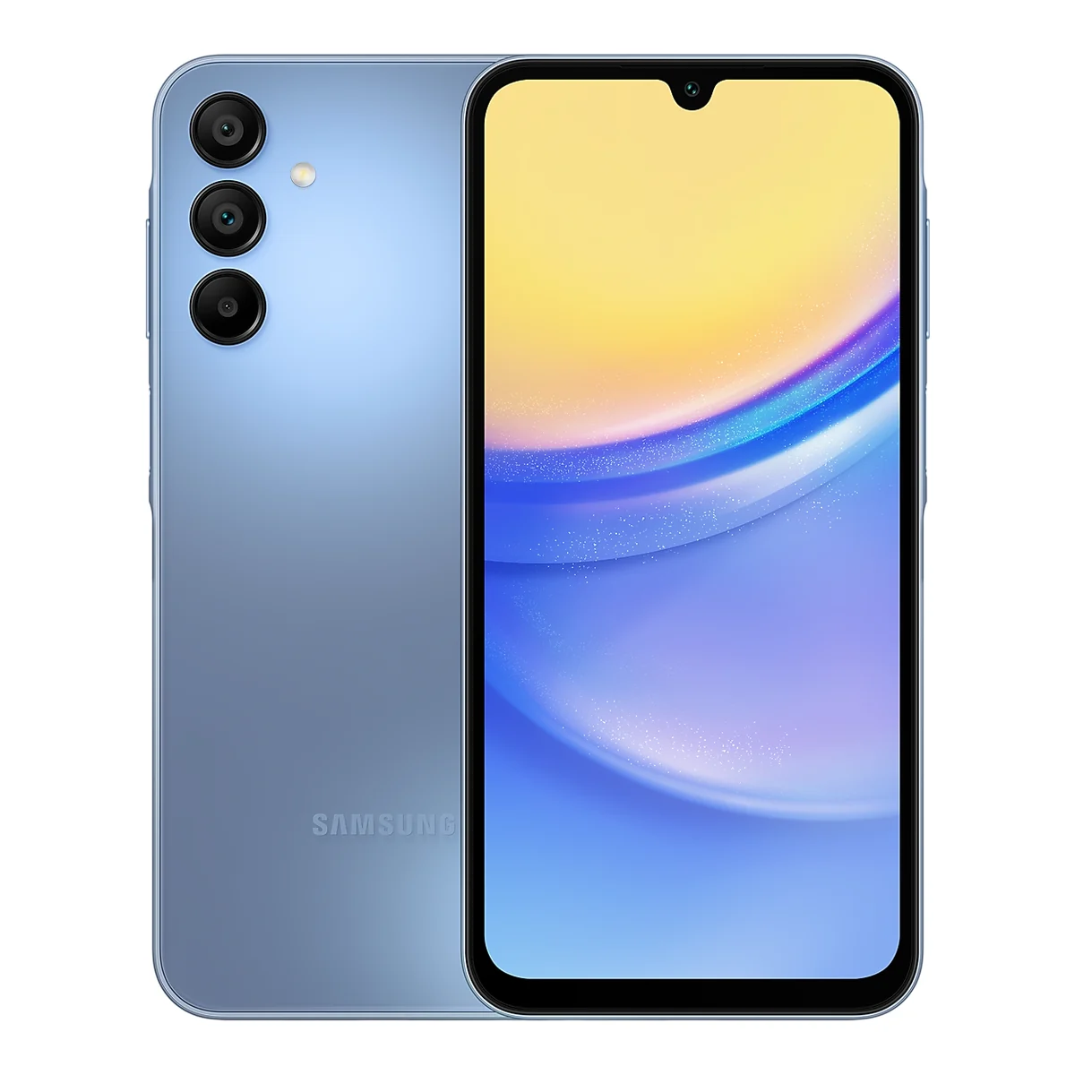 Samsung Galaxy A15 5G, front and back
