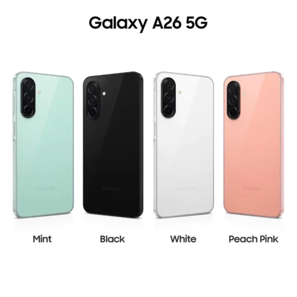 Samsung Galaxy A26 5G in all colors