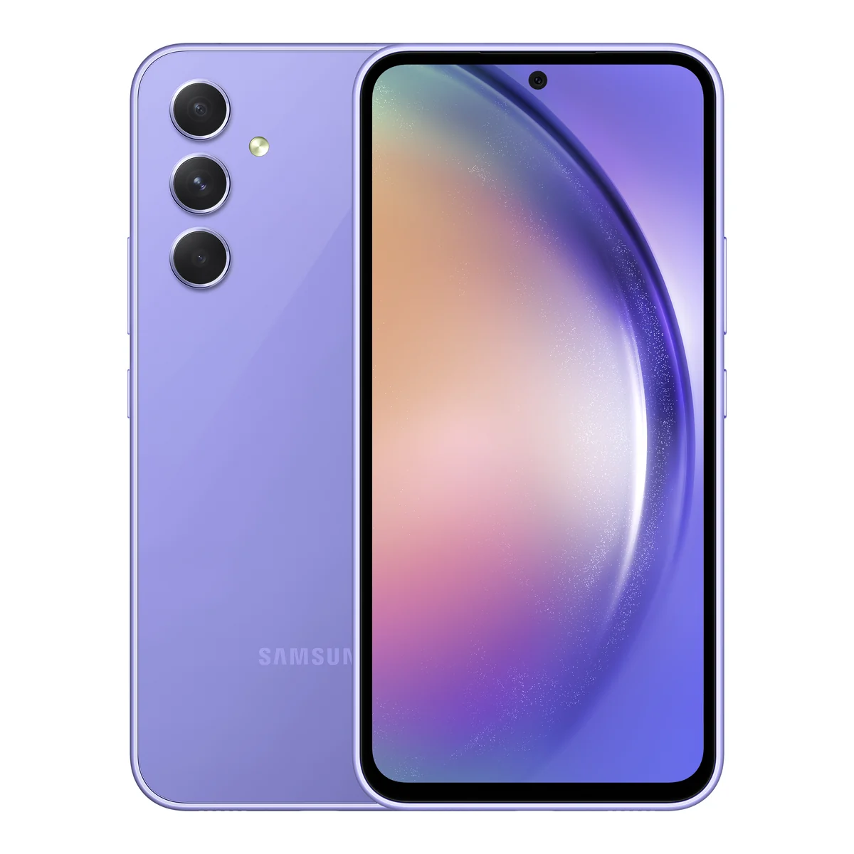Samsung Galaxy A54 5G, front and back