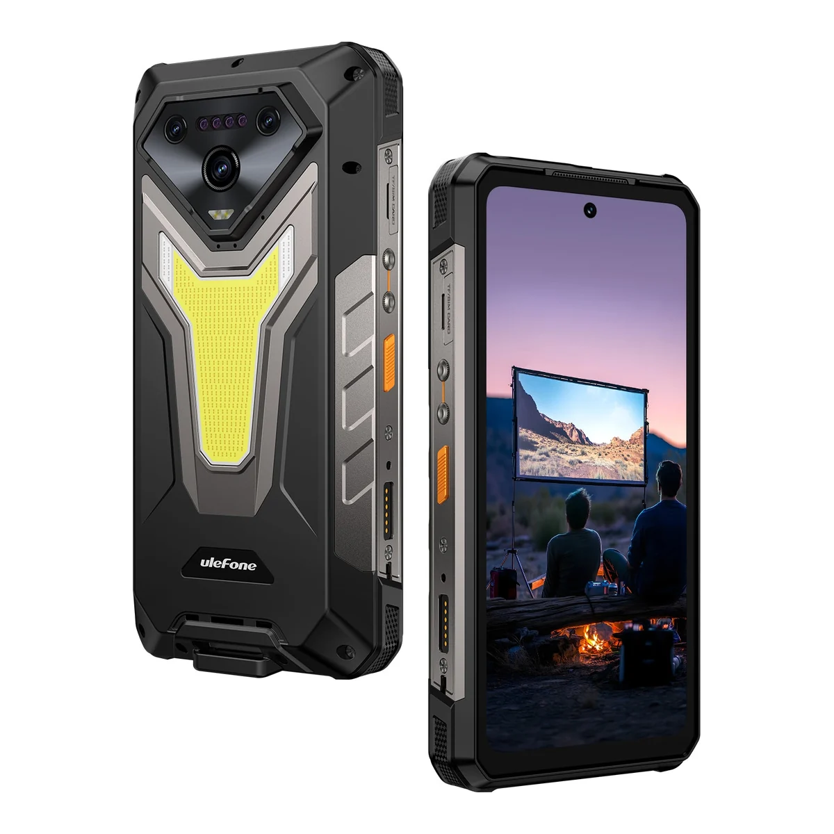 Ulefone Armor 34 Pro+, front and back