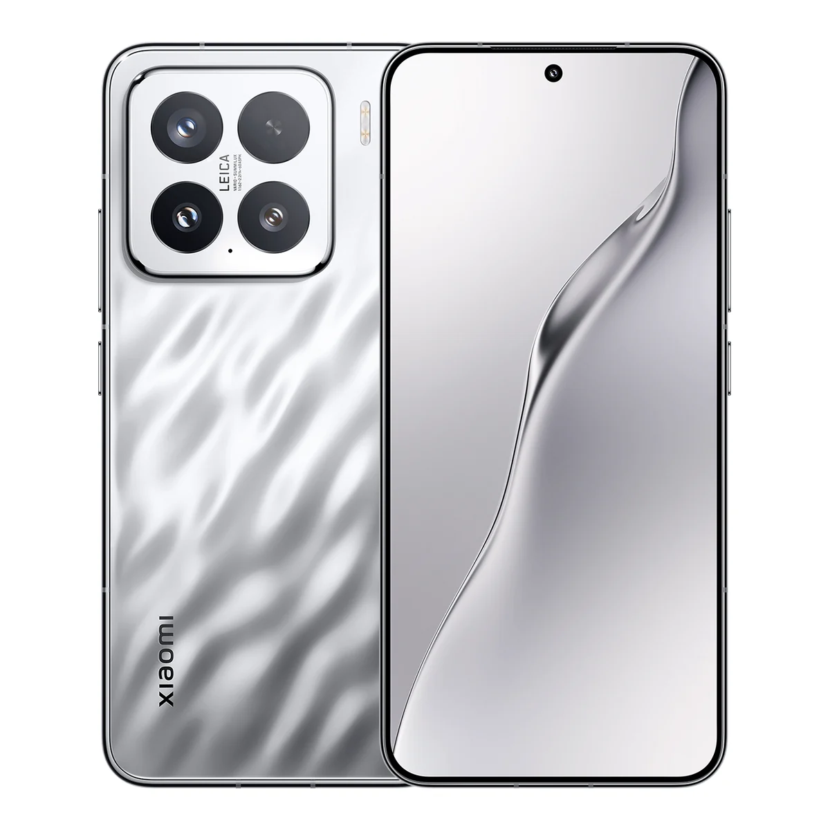 Xiaomi 15, front and back